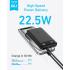 Anker Power Bank Powercore 10000mAh 22.5W Portable Charger with USB C Lanyard Cable- Black